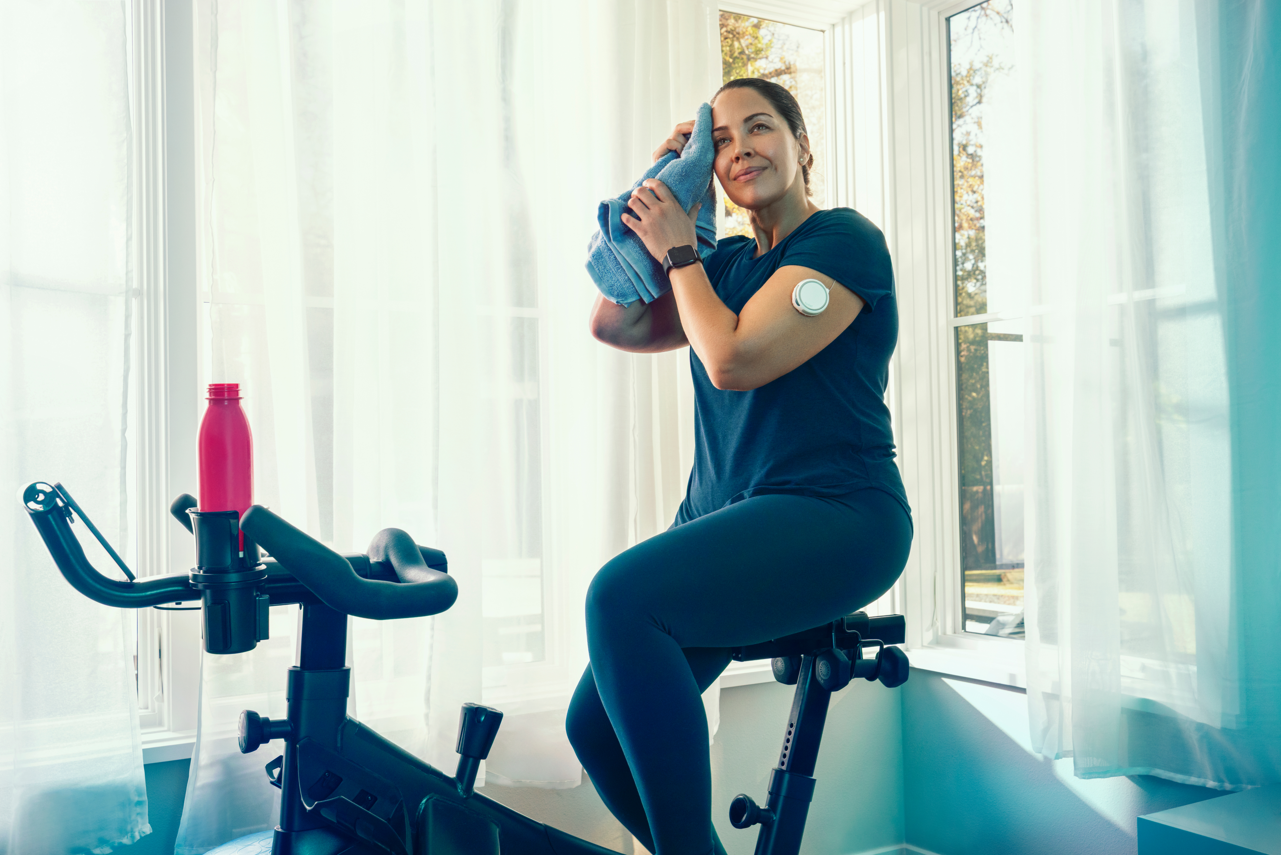 twiist campaign photograph of a home cyclist